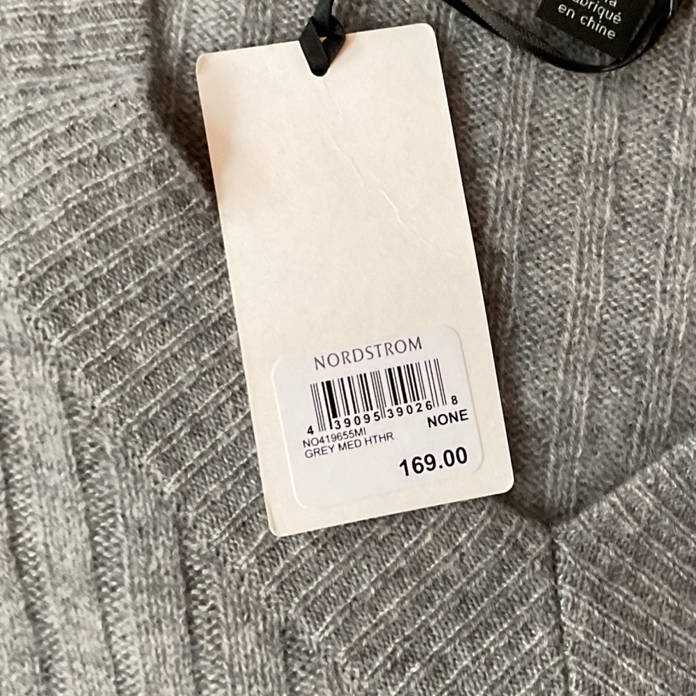 Halogen 100% cashmere poncho, new with tags - Picture 5 of 5